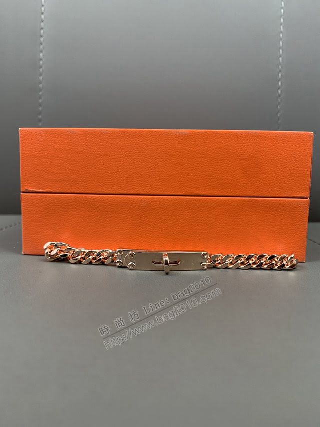 Hermes首飾品 愛馬仕Kelly Clochette手鏈 Hermes經典男女款手鏈  zgh1575